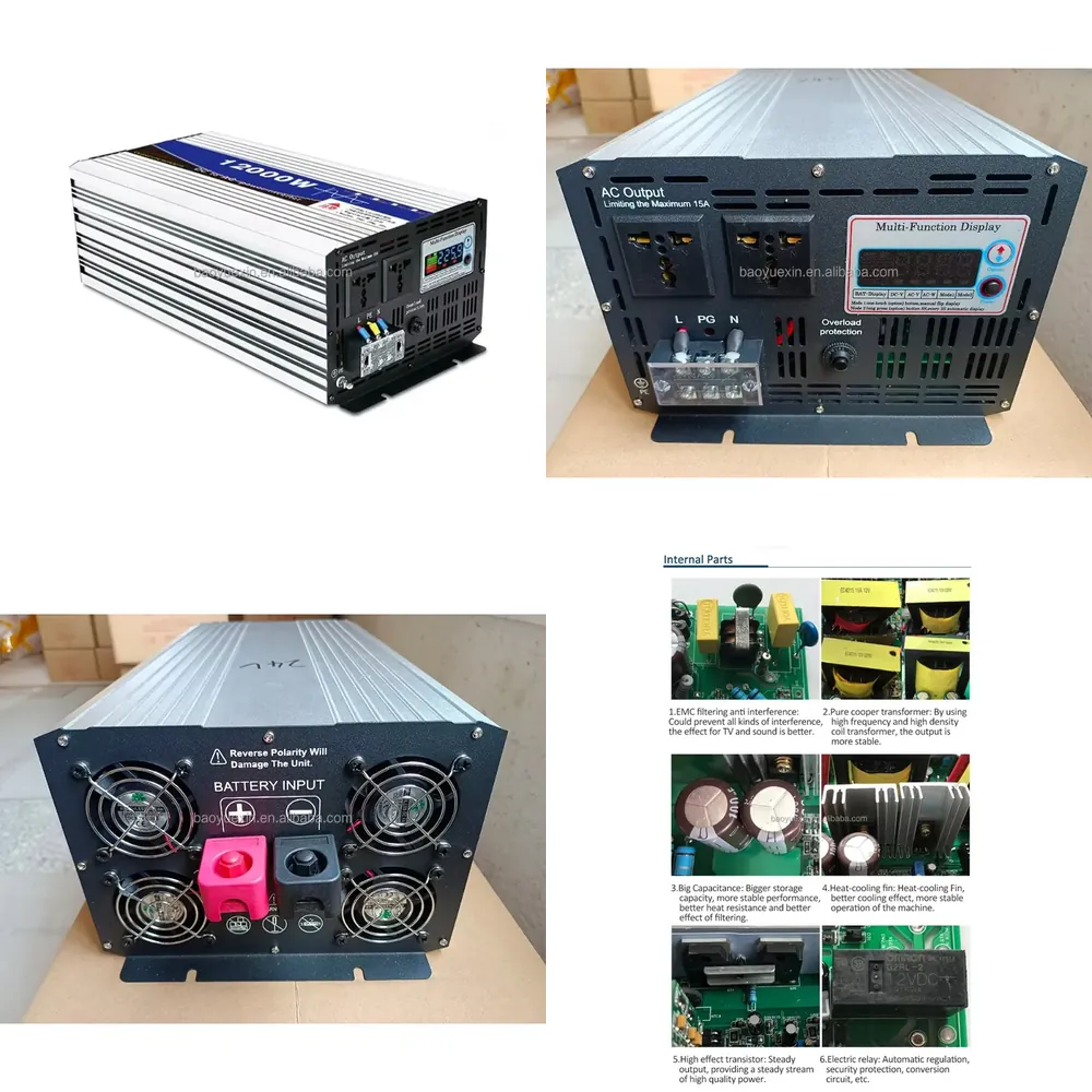Ups Inverter 3Kva - Inversor Industrial Pure Sine Wave Power