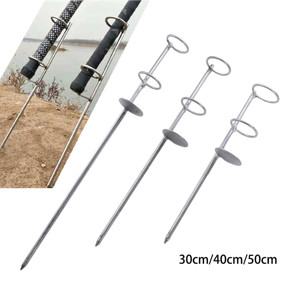 Earthing Grounding Rod - Portable Fishing Rod Holder Support Stainless