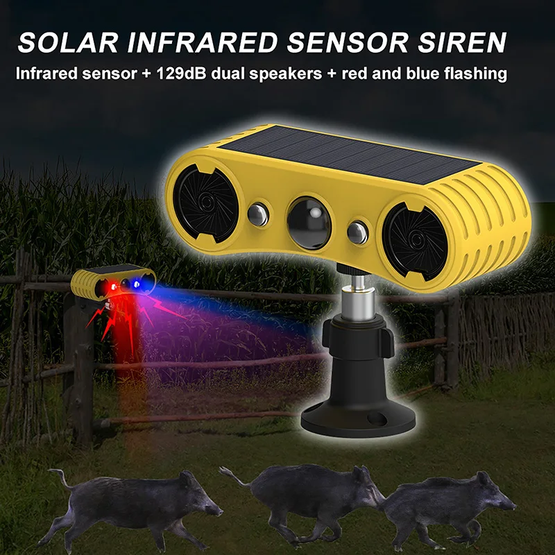 Solar Street Light Led - Solar Motion Sensor Alarm LED Red