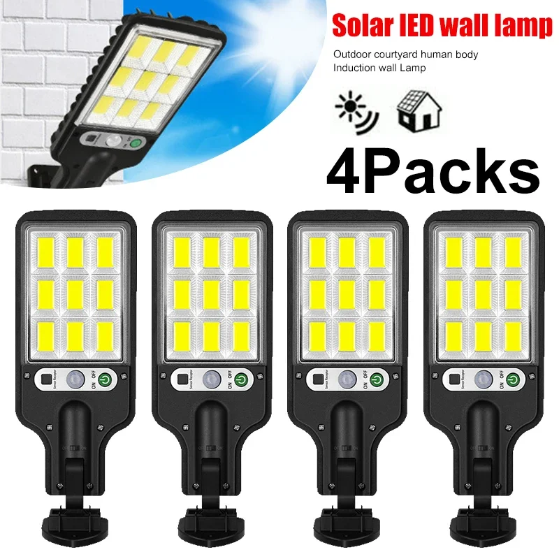 Solar Street Light Led - Powerful LED Solar Outdoor Courtyard Wall