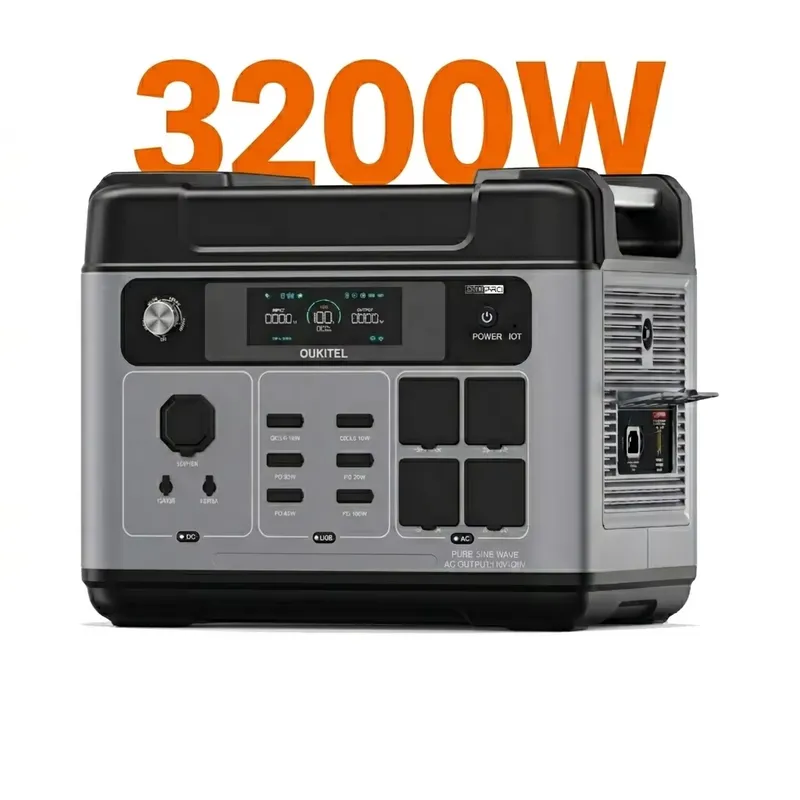 Portable Power Station - 2026OUKITEL P2001 PLUS for 2048Wh LiFePO4