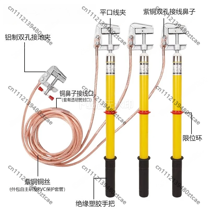 10KV High Voltage Grounding Wi - Earthing Grounding Rod recension och pris