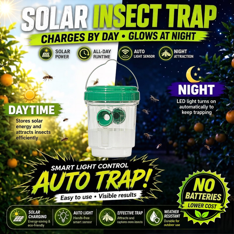 Solar Powered Fruit Fly Traps  - Solar Street Light Led recension och pris