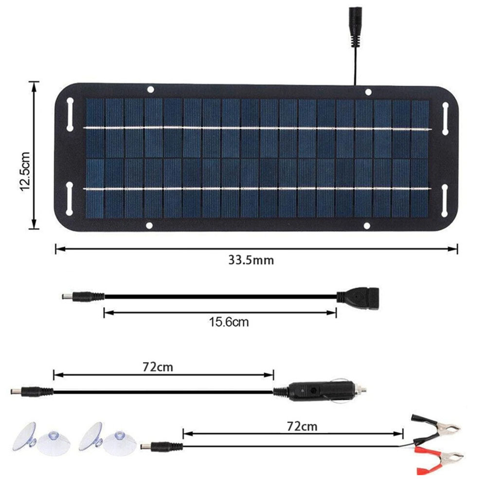 12V Monocrystalline Solar Pane - Renewable Energy Kits recension och pris
