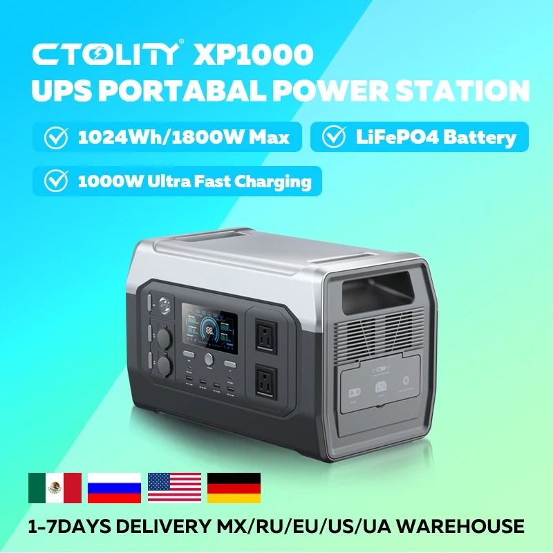 【Best-selling】 CTOLITY XP1000  - Portable Power Station recension och pris