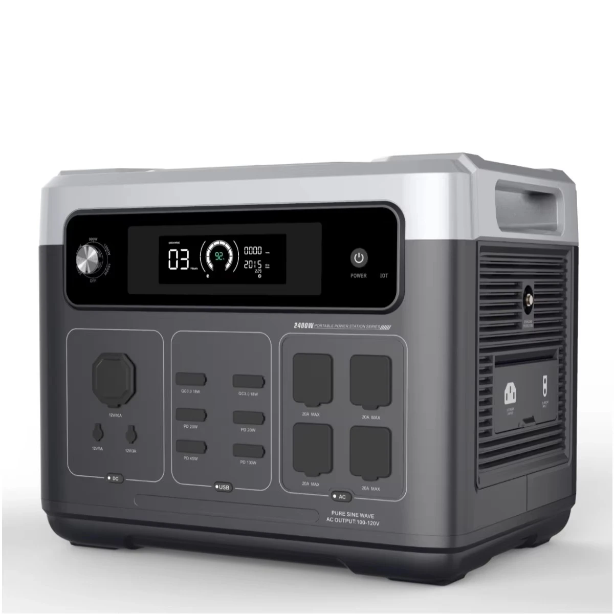 P2001 PLUS 2400W Portable Powe - Portable Power Station recension och pris