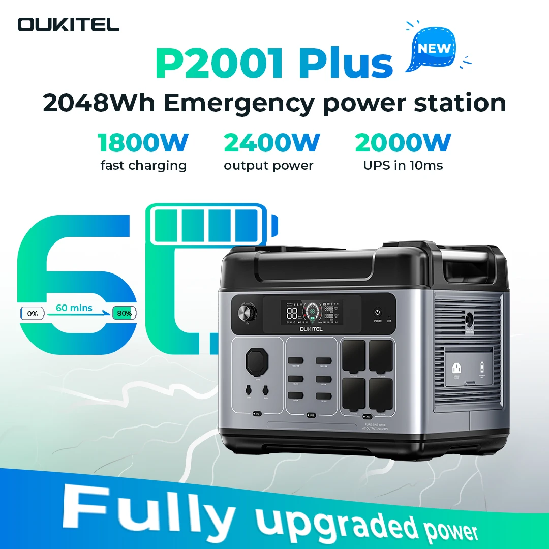 P2001 PLUS 2400W Portable Powe - Portable Power Station recension och pris