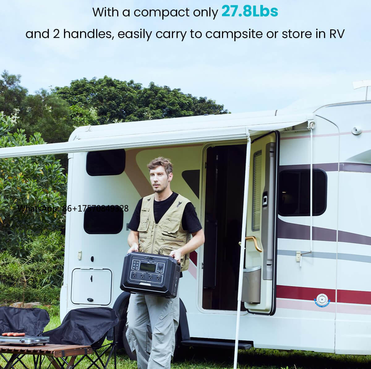 LiFePO4 Battery 2kw Output Tra - Portable Power Station recension och pris