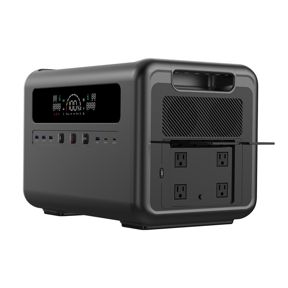 2400W Solar Power Generator, L - Portable Power Station recension och pris