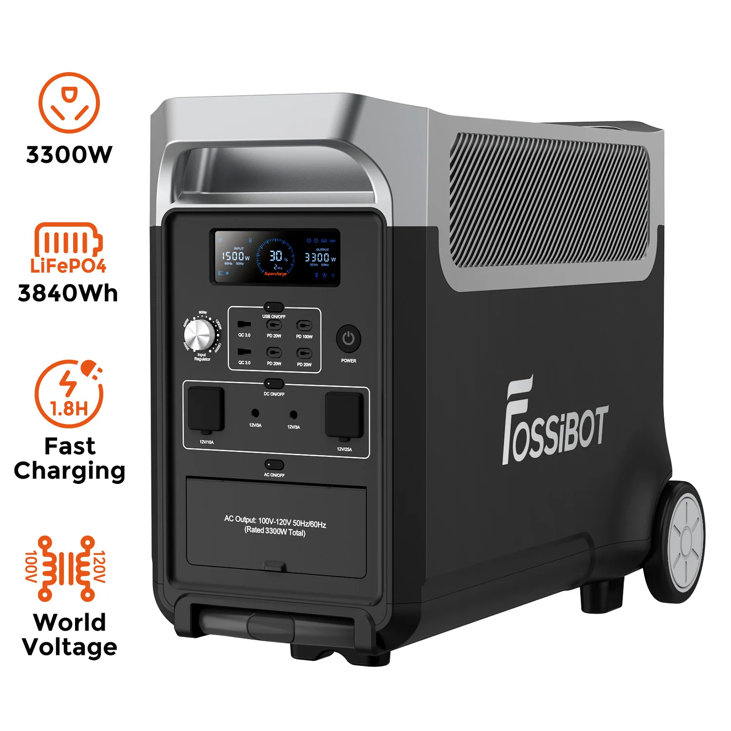 Fossibot F3600 Pro Generator W - Portable Power Station recension och pris