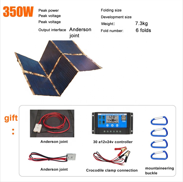 350W Flexible Monocrystalline  - Portable Power Station recension och pris