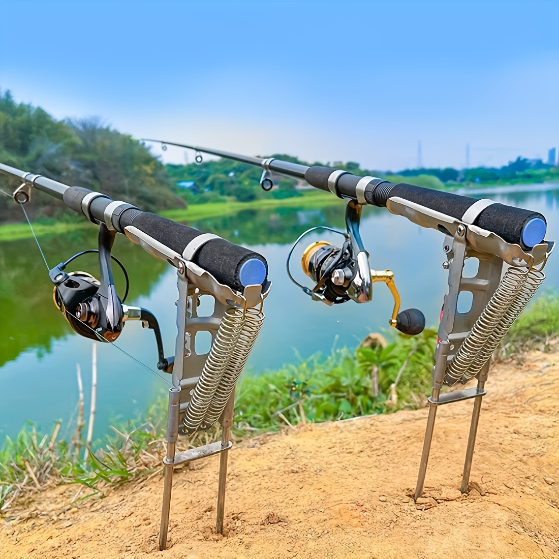 Automatic Spring Fishing Rod H - Earthing Grounding Rod recension och pris