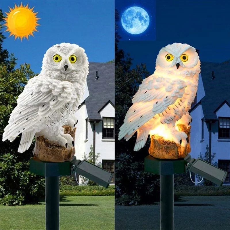 Solar Owl Statue Garden Light  - Solar Street Light Led recension och pris