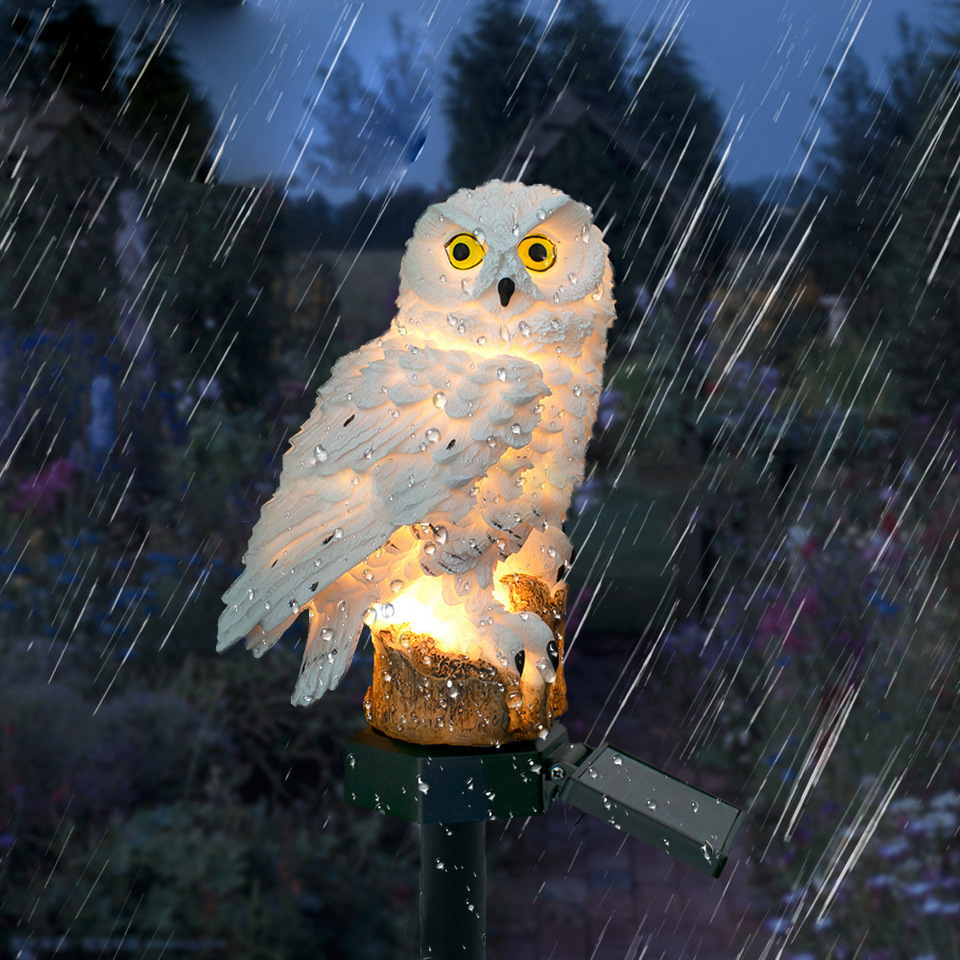 Solar Owl Statue Garden Light  - Solar Street Light Led recension och pris