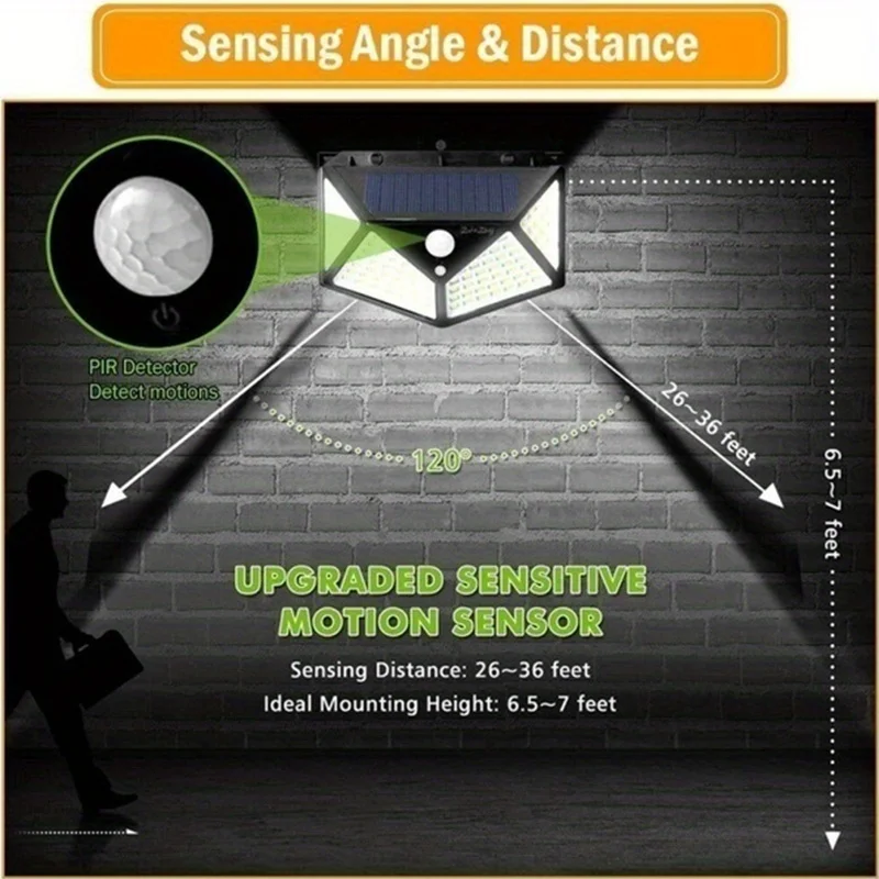 100Led Multifunctional Solar L - Solar Street Light Led recension och pris