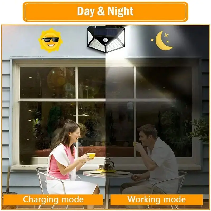 100LED Outdoor Solar Garden Li - Solar Street Light Led recension och pris