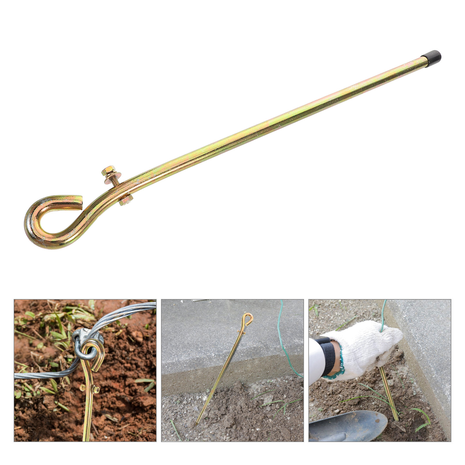 1Set Portable Electrical Groun - Earthing Grounding Rod recension och pris
