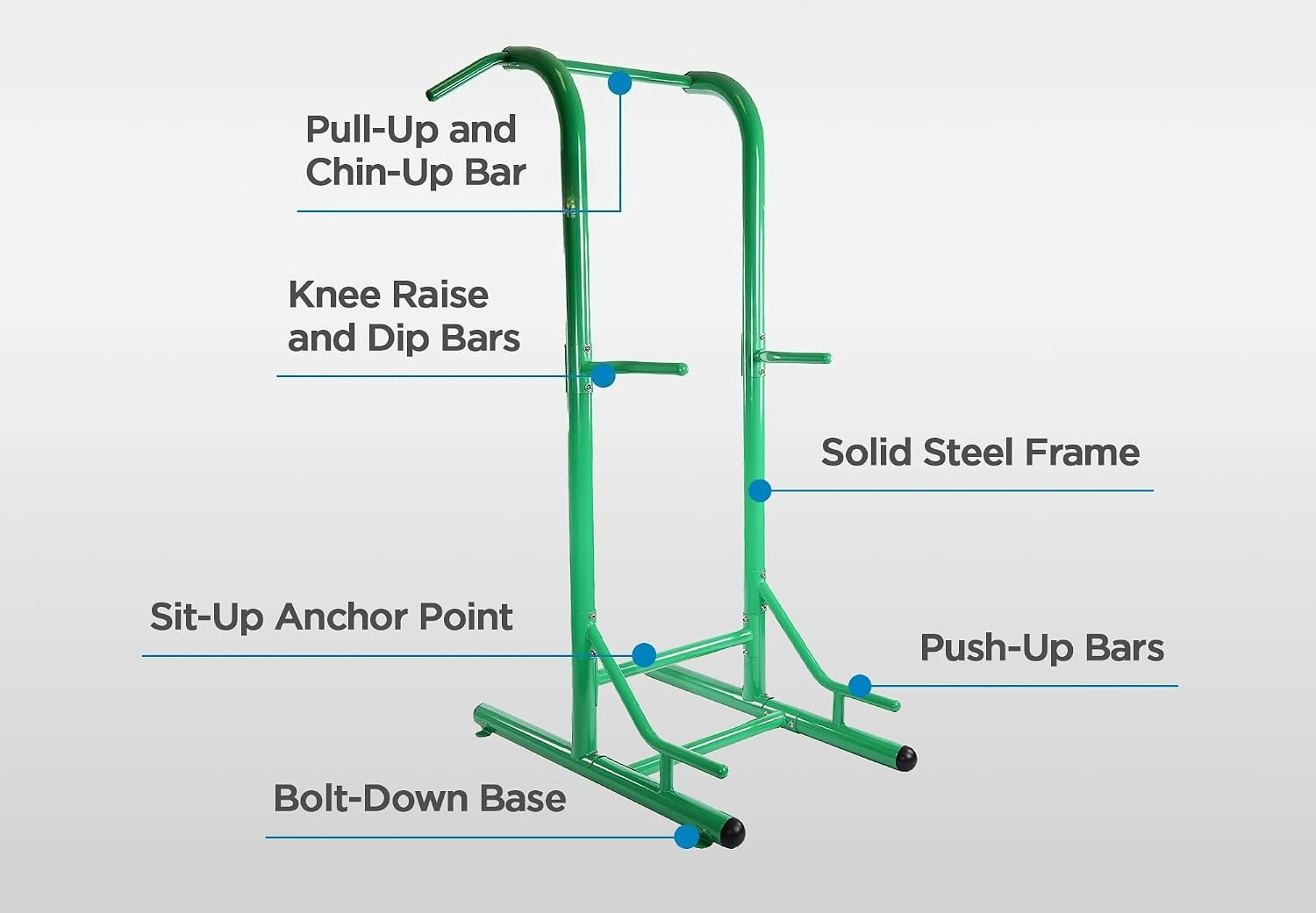 Free Standing Pull Up Bar Towe - Portable Power Station recension och pris