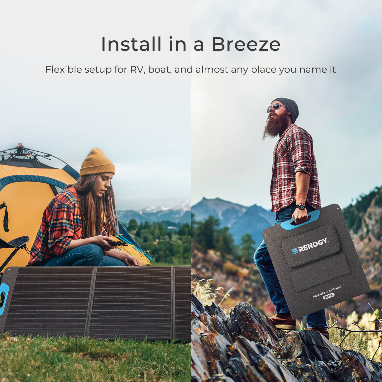 Renogy 200W Portable Solar Pan - Renewable Energy Kits recension och pris