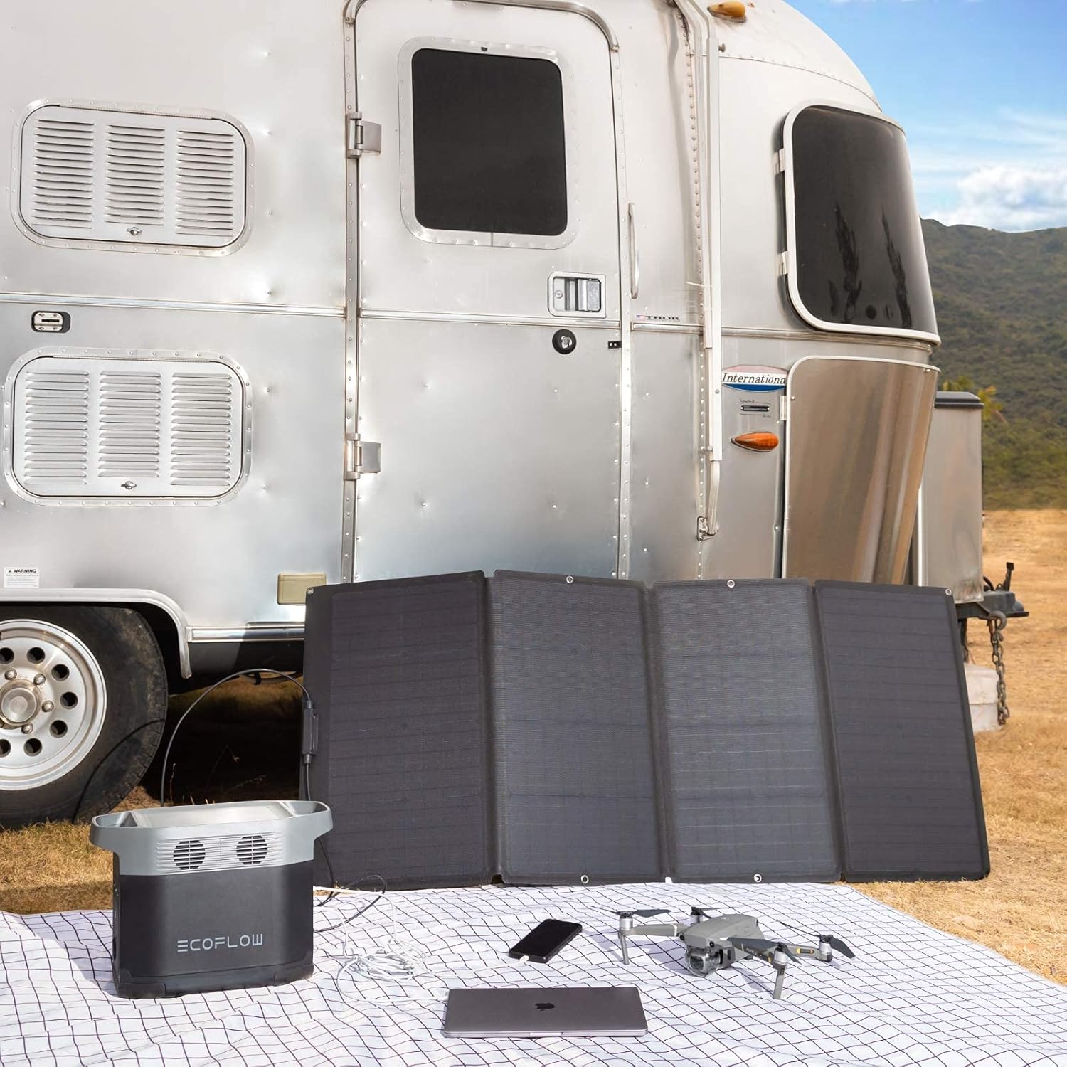 160 Watt Foldable Solar Panel  - Portable Power Station recension och pris