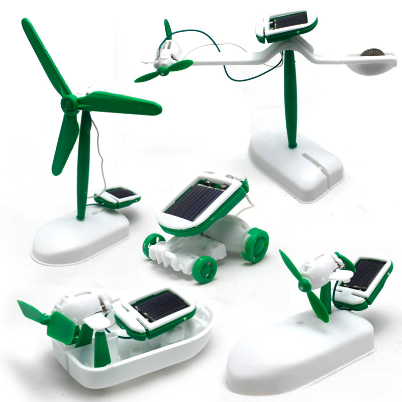6-In-1 Solar-Power Robot Kit A - Renewable Energy Kits recension och pris