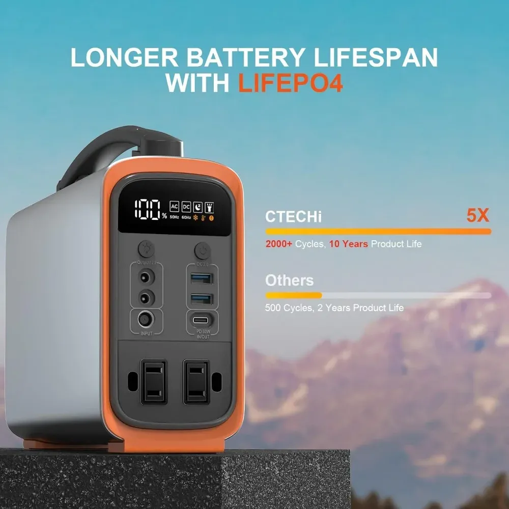 320Wh Lifepo4 Portable Power S - Portable Power Station recension och pris